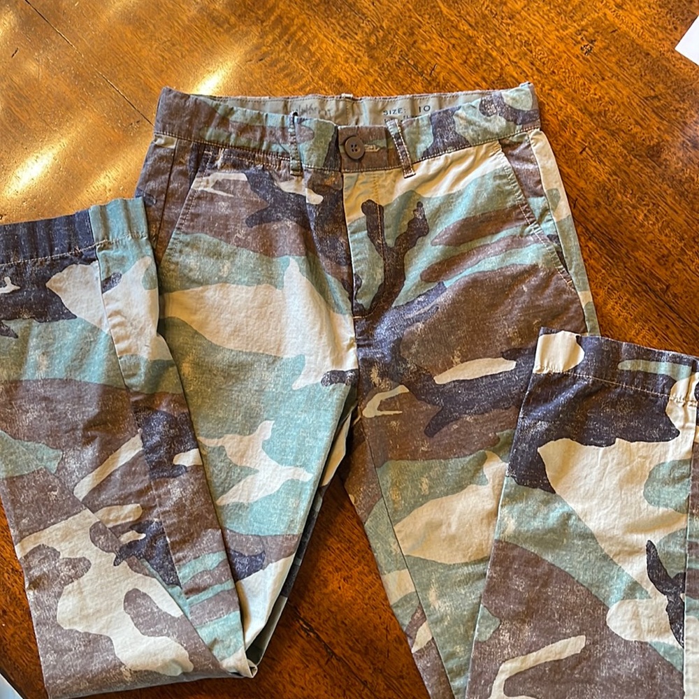 Crew Cuts camo pants